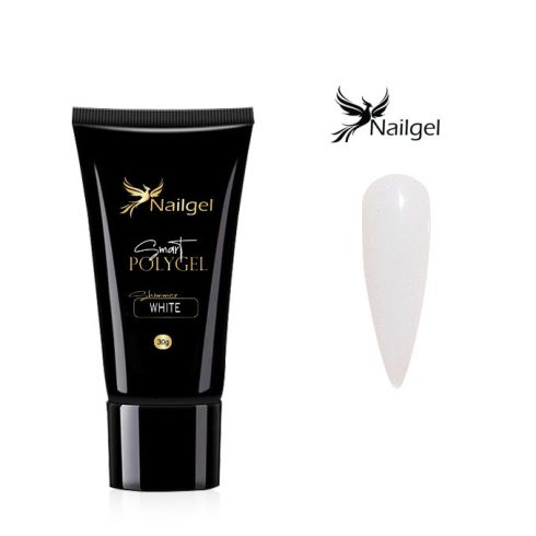 Smart polygel Shimmer White - 30 ml