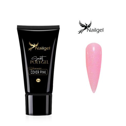 Smart polygel Shimmer Cover Pink - 30 ml