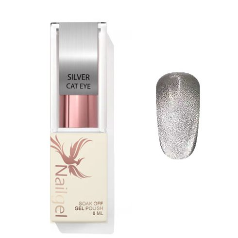 Silver Cat-Eye  gél lak 8 ml