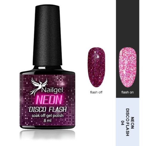 Disco Flash NEON 004 gél lak 8 ml