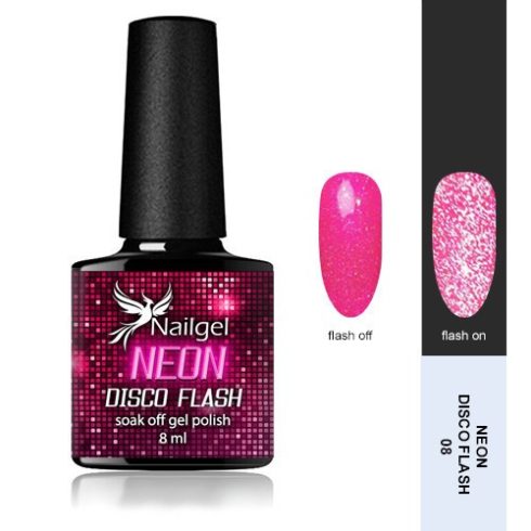 Disco Flash NEON 008 gél lak 8 ml