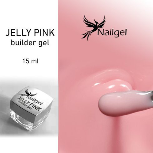 Stavebný gél -04-/ builder gel jelly pink 15ml