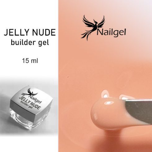 Stavebný gél  -05- / builder gel jelly nude  15 ml