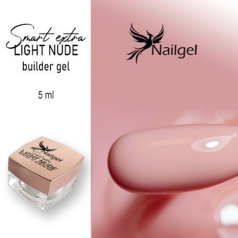 Smart extra Stavebný gél  -41- / builder gél light nude 5 ml