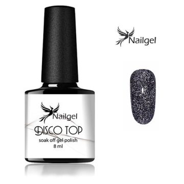 Lesklý gél Disco Top Coat Gél lak 8ml