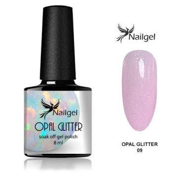 Opal Glitter 009 gél lakk 8 ml