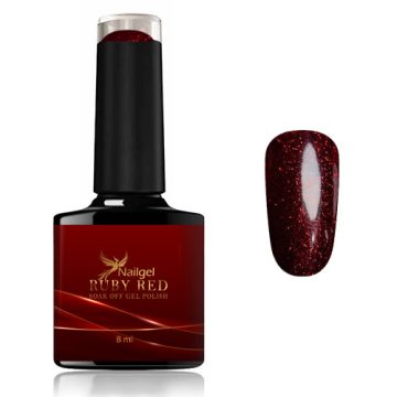 Ruby Red 001 - gélový lak  8 Ml